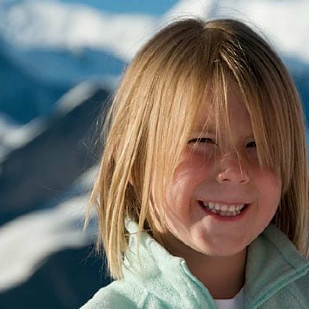 a close up of a girl