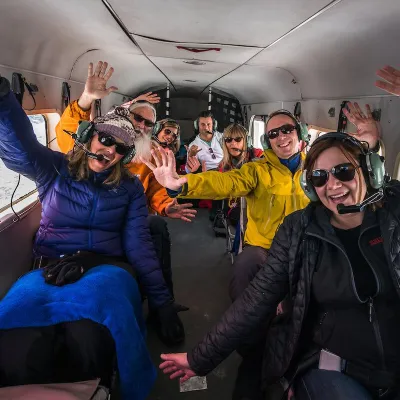 a group of people posing for the camera