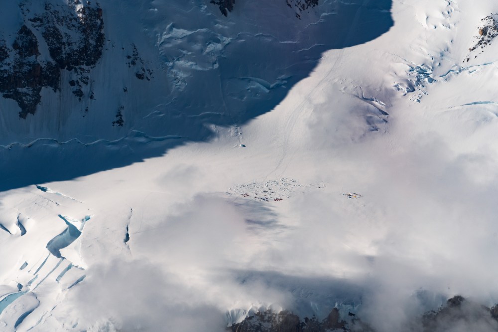 14k camp on the west buttress route of Denali
