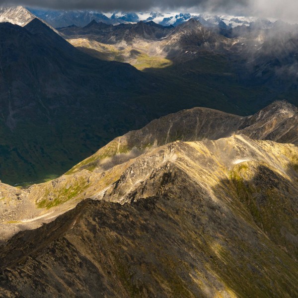 a view of a rocky mountain
