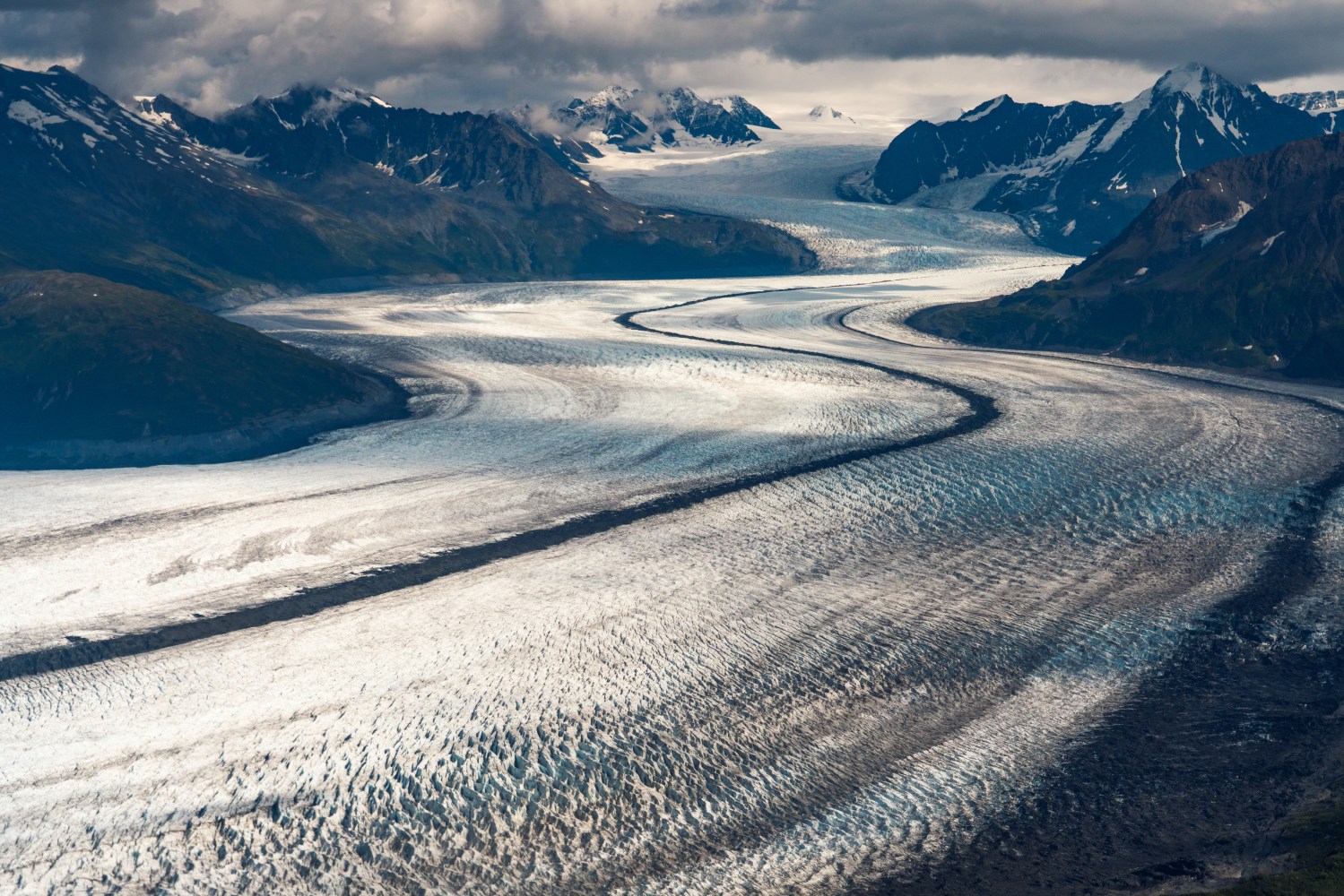 Knik Glacier in Chugach Range